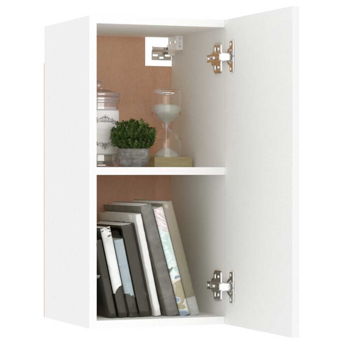 vidaXL Έπιπλα Τηλεόρασης 2 τεμ. Λευκά 30,5 x 30 x 60 εκ. Μοριοσανίδα