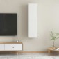 vidaXL Έπιπλα Τηλεόρασης 2 τεμ. Λευκά 30,5 x 30 x 60 εκ. Μοριοσανίδα
