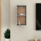 vidaXL Έπιπλο Τηλεόρασης Γκρι Σκυροδ. 30,5 x 30 x 60 εκ. Μοριοσανίδα
