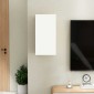 vidaXL Έπιπλο Τηλεόρασης Λευκό & Sonoma Δρυς 30,5x30x60εκ. Μοριοσανίδα