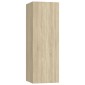 vidaXL Έπιπλο Τηλεόρασης Sonoma Δρυς 30,5 x 30 x 90 εκ. Μοριοσανίδα