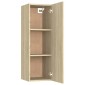 vidaXL Έπιπλο Τηλεόρασης Sonoma Δρυς 30,5 x 30 x 90 εκ. Μοριοσανίδα