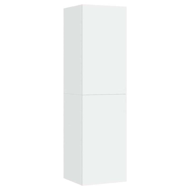 vidaXL Έπιπλο Τηλεόρασης Λευκό 30,5 x 30 x 110 εκ. από Επεξ. Ξύλο