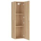 vidaXL Έπιπλο Τηλεόρασης Sonoma Δρυς 30,5 x 30 x 110 εκ. Μοριοσανίδα