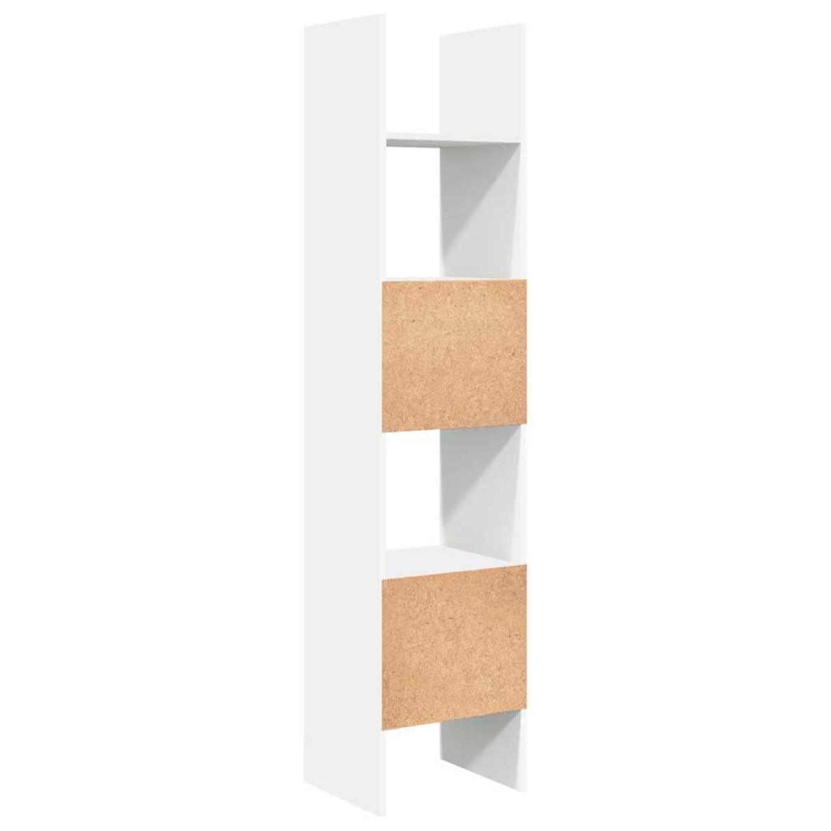 vidaXL Βιβλιοθήκη Λευκή 40 x 35 x 180 εκ. από Μοριοσανίδα