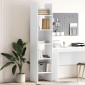 vidaXL Βιβλιοθήκη Λευκή 40 x 35 x 180 εκ. από Μοριοσανίδα