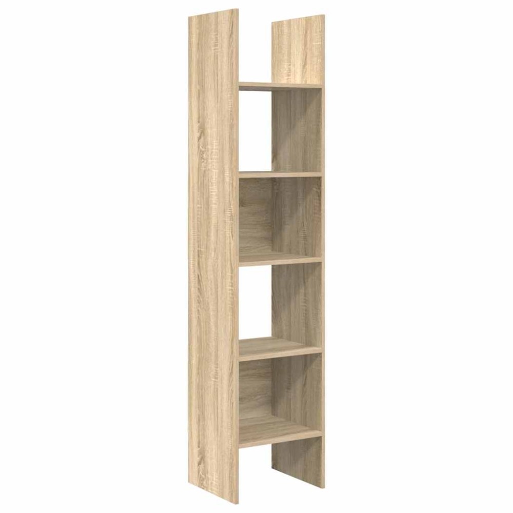 vidaXL Βιβλιοθήκη Χρώμα Sonoma Δρυς 40 x 35 x 180 εκ. από Επεξ. Ξύλο