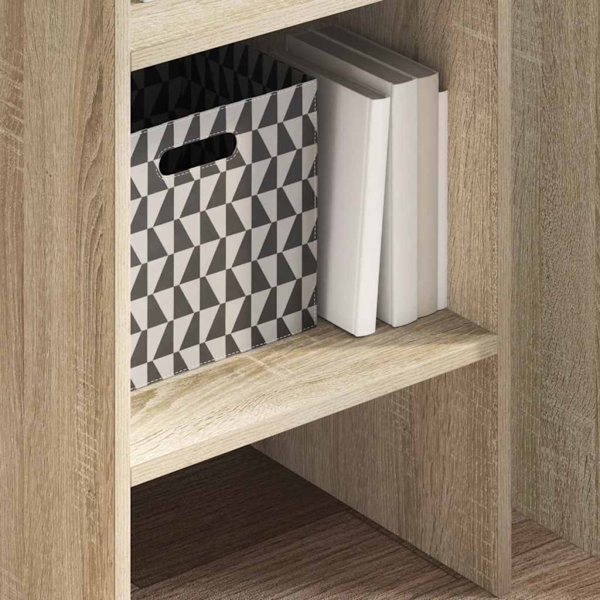 vidaXL Βιβλιοθήκη Χρώμα Sonoma Δρυς 40 x 35 x 180 εκ. από Μοριοσανίδα