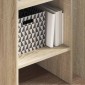 vidaXL Βιβλιοθήκη Χρώμα Sonoma Δρυς 40 x 35 x 180 εκ. από Μοριοσανίδα