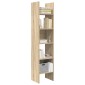 vidaXL Βιβλιοθήκη Χρώμα Sonoma Δρυς 40 x 35 x 180 εκ. από Μοριοσανίδα