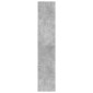 vidaXL Βιβλιοθήκη Γκρι Σκυροδέματος 40 x 35 x 180 εκ. από Μοριοσανίδα