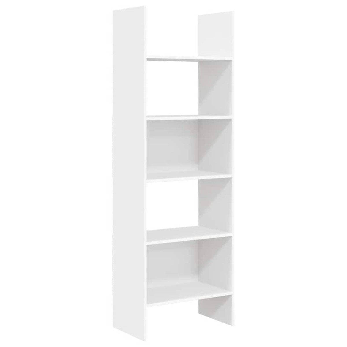 vidaXL Βιβλιοθήκη Λευκή 60 x 35 x 180 εκ. από Μοριοσανίδα