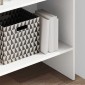 vidaXL Βιβλιοθήκη Λευκή 60 x 35 x 180 εκ. από Μοριοσανίδα