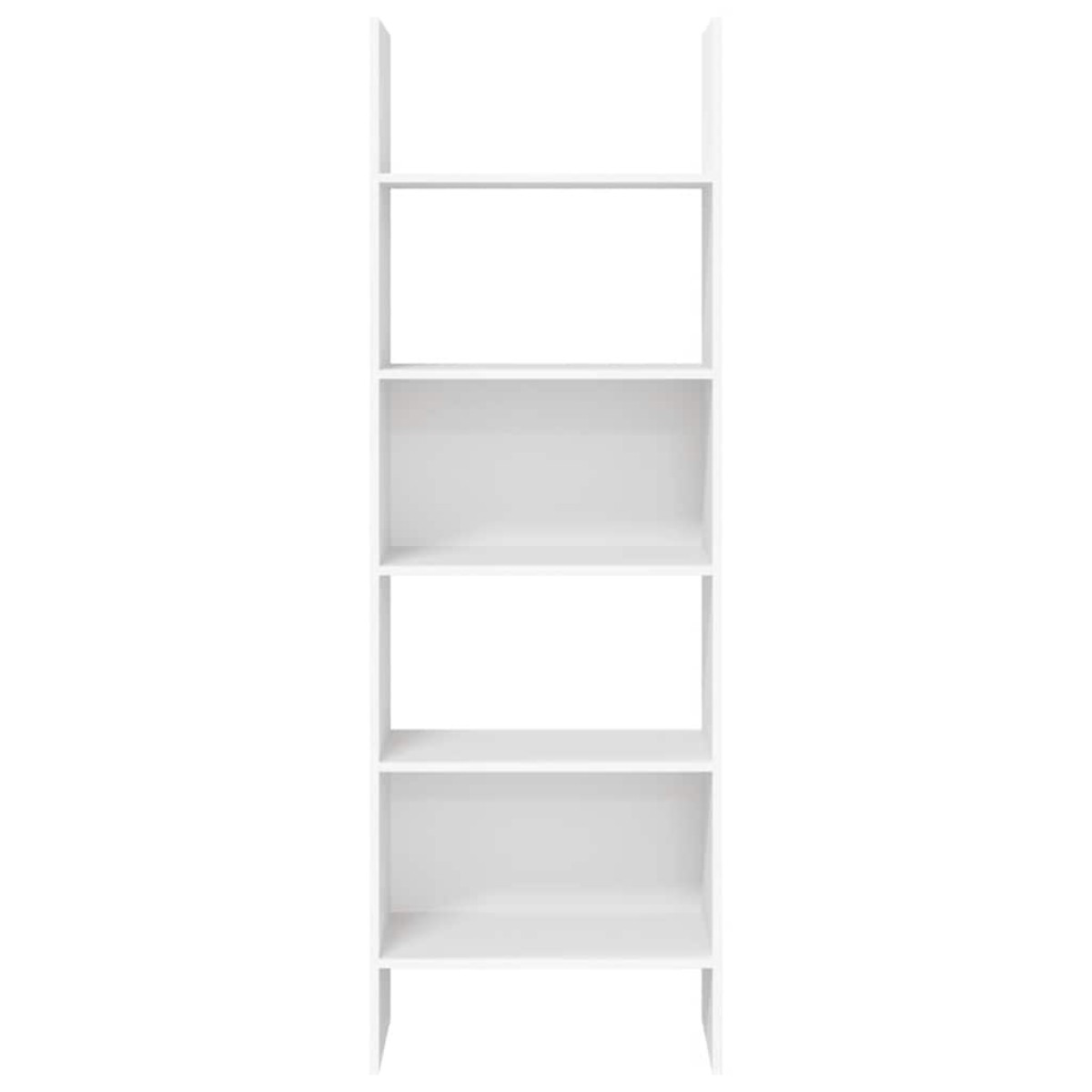 vidaXL Βιβλιοθήκη Λευκή 60 x 35 x 180 εκ. από Μοριοσανίδα