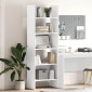 vidaXL Βιβλιοθήκη Λευκή 60 x 35 x 180 εκ. από Μοριοσανίδα
