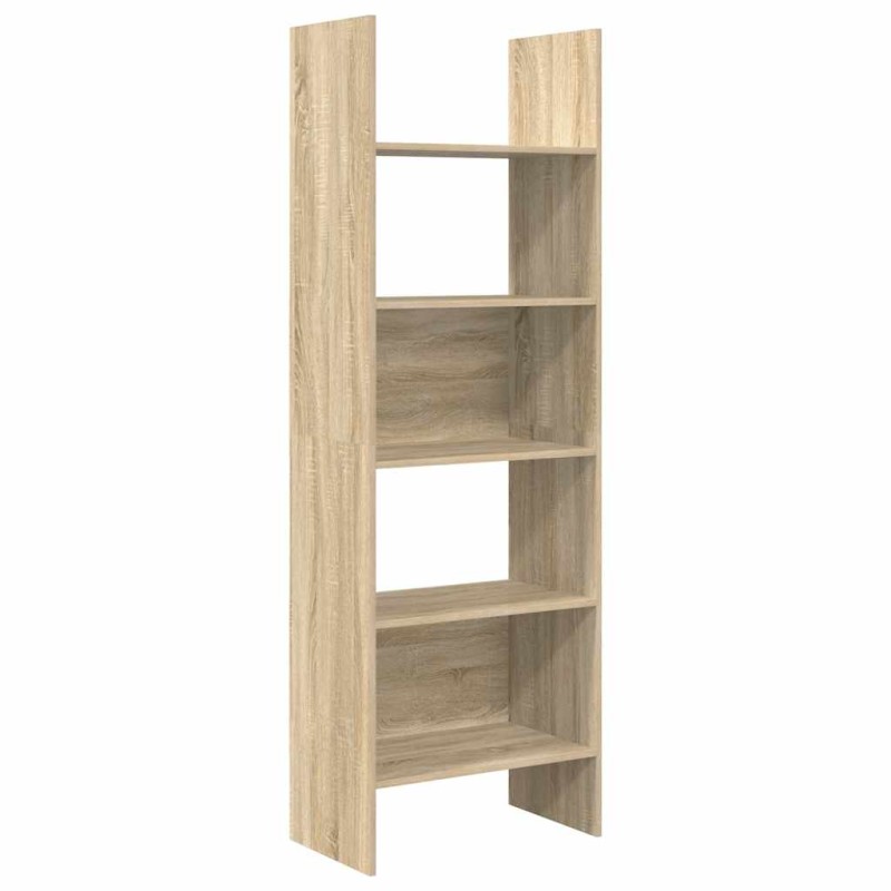 vidaXL Βιβλιοθήκη Χρώμα Sonoma Δρυς 60 x 35 x 180 εκ. από Επεξ. Ξύλο