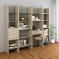 vidaXL Βιβλιοθήκη Χρώμα Sonoma Δρυς 40 x 35 x 180 εκ. από Μοριοσανίδα