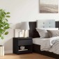 vidaXL Κομοδίνο Μαύρο 40 x 30 x 39 εκ. από Μοριοσανίδα