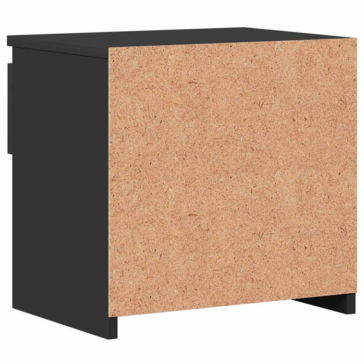 vidaXL Κομοδίνο Μαύρο 40 x 30 x 39 εκ. από Μοριοσανίδα
