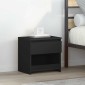 vidaXL Κομοδίνο Μαύρο 40 x 30 x 39 εκ. από Μοριοσανίδα