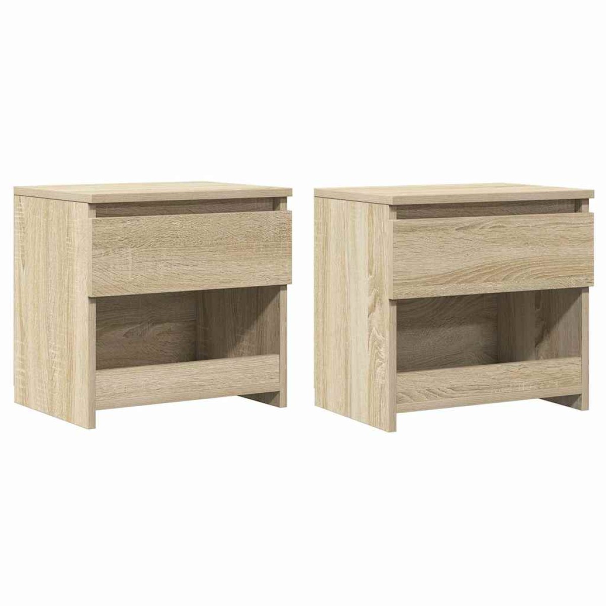 vidaXL Κομοδίνα 2 τεμ. Sonoma Δρυς 40 x 30 x 39 εκ. από Μοριοσανίδα