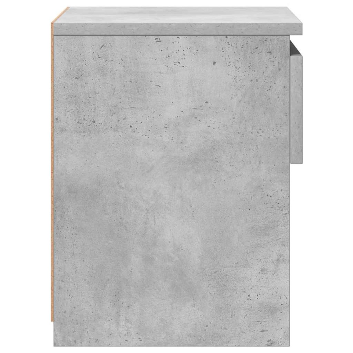 vidaXL Κομοδίνο Γκρι Σκυροδέματος 40 x 30 x 39 εκ. από Μοριοσανίδα