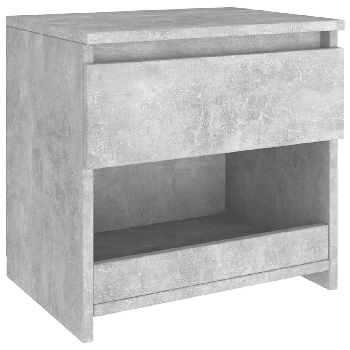 vidaXL Κομοδίνα 2 τεμ. Γκρι Σκυροδέματος 40 x 30 x 39 εκ. Μοριοσανίδα