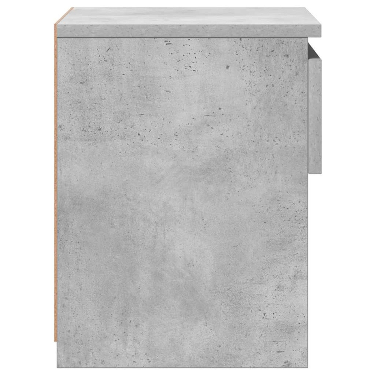 vidaXL Κομοδίνα 2 τεμ. Γκρι Σκυροδέματος 40 x 30 x 39 εκ. Μοριοσανίδα