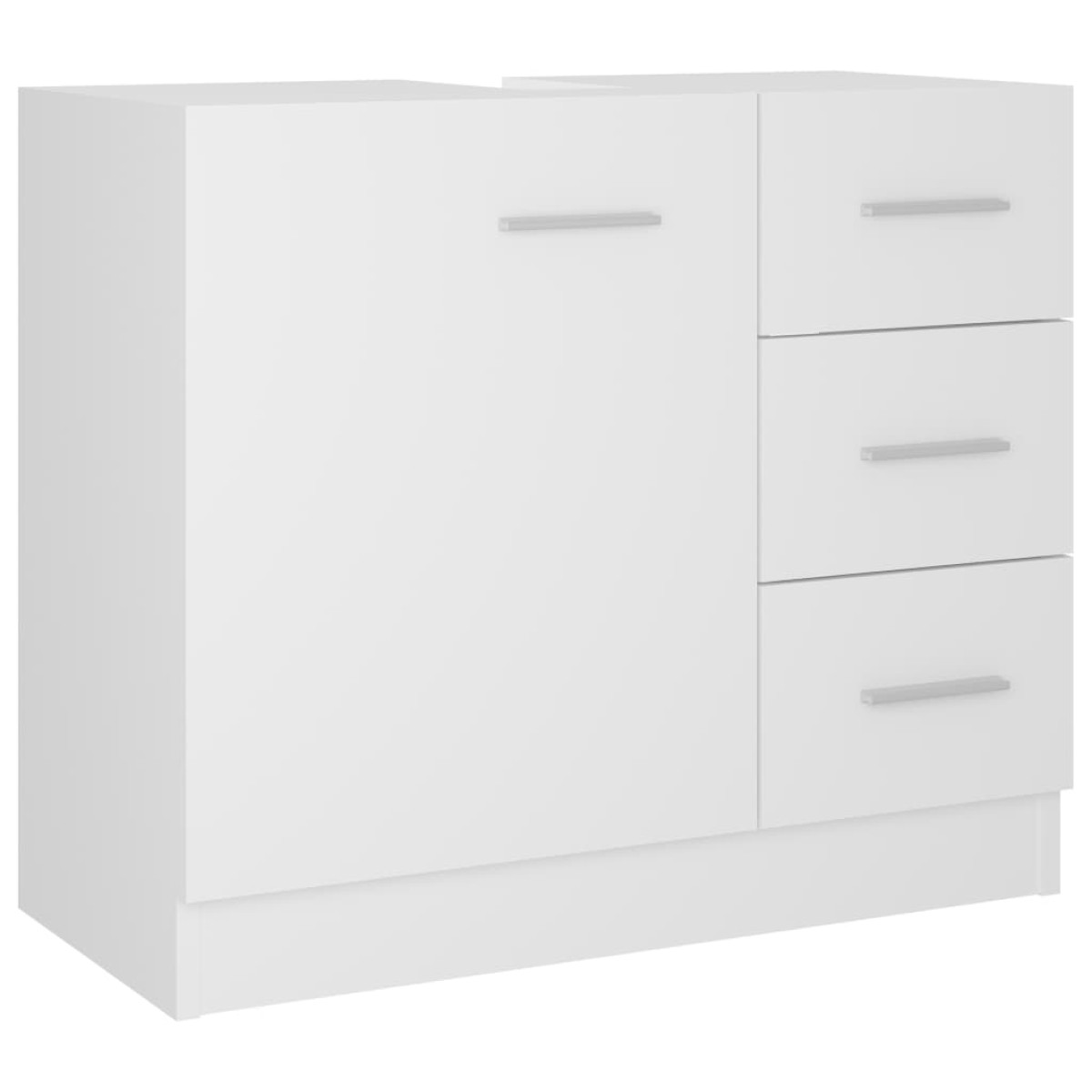 vidaXL Ντουλάπι Νιπτήρα Λευκό 63x30x54 εκ. Μοριοσανίδα