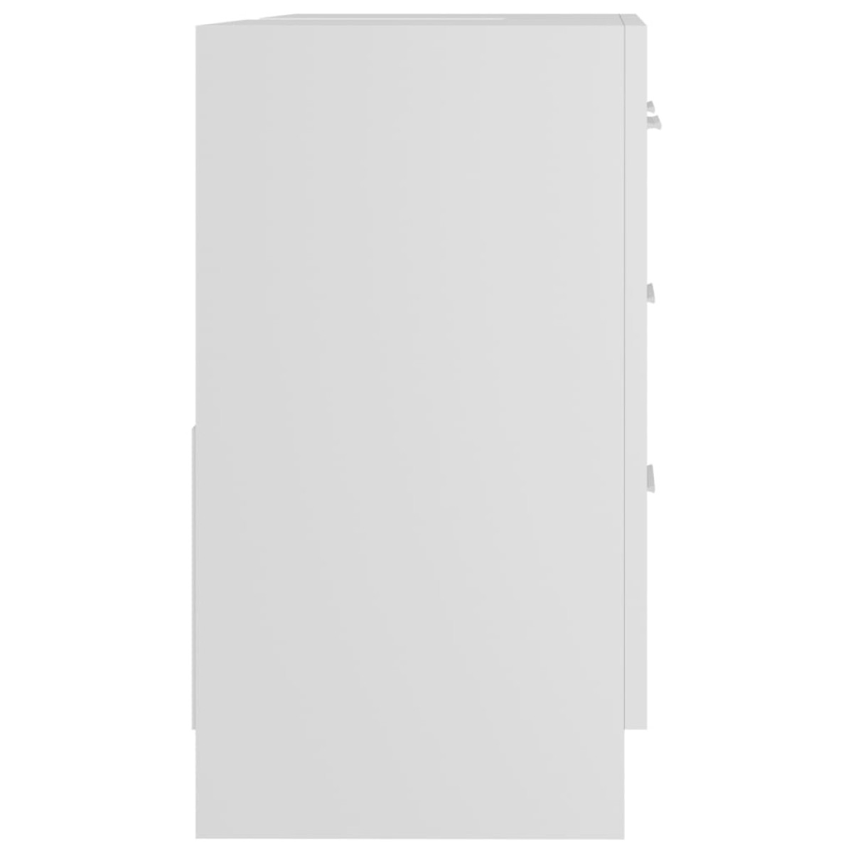 vidaXL Ντουλάπι Νιπτήρα Λευκό 63x30x54 εκ. Μοριοσανίδα