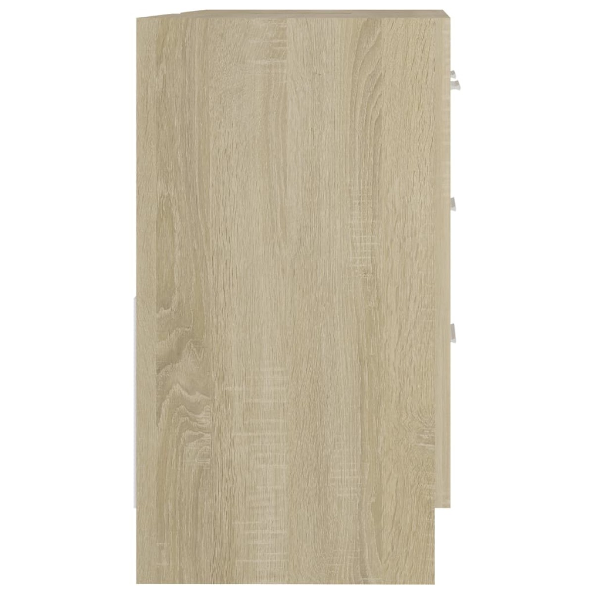 vidaXL Ντουλάπι Νιπτήρα Sonoma Δρυς 63x30x54 εκ. Μοριοσανίδα