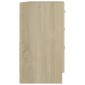 vidaXL Ντουλάπι Νιπτήρα Sonoma Δρυς 63x30x54 εκ. Μοριοσανίδα