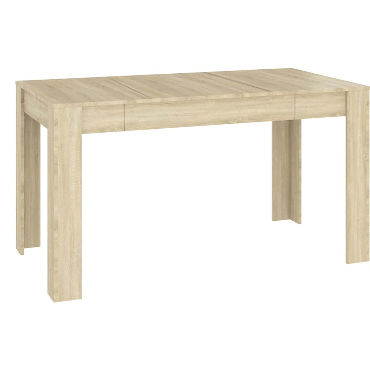 vidaXL Τραπεζαρία Sonoma Δρυς 140 x 74,5 x 76 εκ. από Μοριοσανίδα