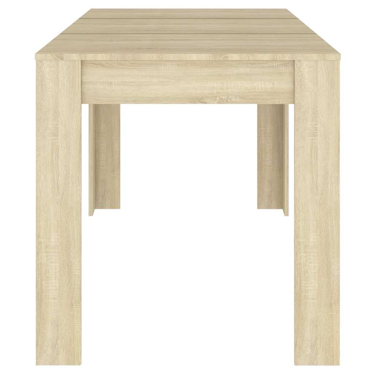 vidaXL Τραπεζαρία Sonoma Δρυς 140 x 74,5 x 76 εκ. από Μοριοσανίδα