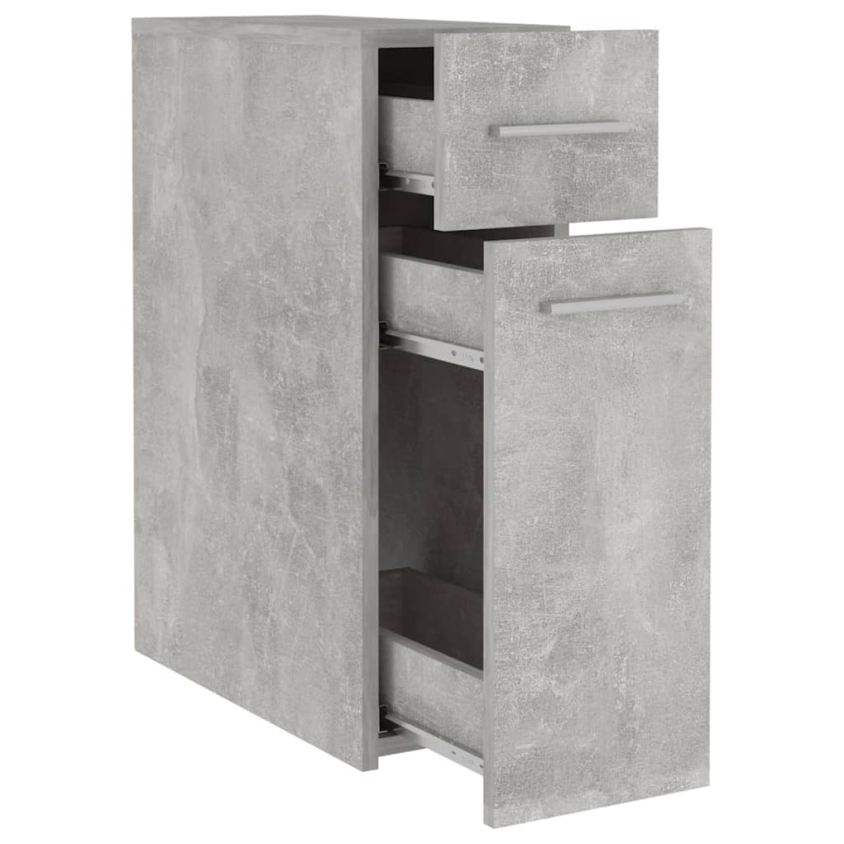 vidaXL Συρταριέρα Γενικής Χρήσης Γκρι Σκυρ. 20x45,5x60 εκ. Μοριοσανίδα