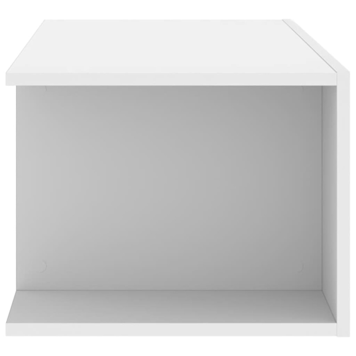 vidaXL Έπιπλο Τηλεόρασης με LED Λευκό 90x39x30 εκ.
