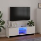vidaXL Έπιπλο Τηλεόρασης με LED Λευκό 120 x 30 x 35,5 εκ.