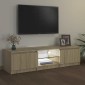vidaXL Έπιπλο Τηλεόρασης με LED Sonoma Δρυς 140x40x35,5 εκ.
