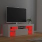 vidaXL Έπιπλο Τηλεόρασης με LED Λευκό 120 x 35 x 40 εκ.