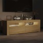 vidaXL Έπιπλο Τηλεόρασης με LED Sonoma Δρυς 120 x 35 x 40 εκ.
