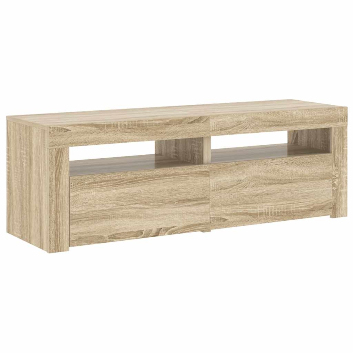 vidaXL Έπιπλο Τηλεόρασης με LED Sonoma Δρυς 120 x 35 x 40 εκ.