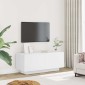 vidaXL Έπιπλο Τηλεόρασης Λευκό 100 x 35 x 40 εκ. από Μοριοσανίδα