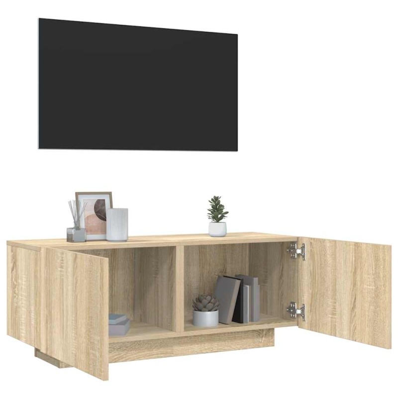 vidaXL Έπιπλο Τηλεόρασης Sonoma Δρυς 100x35x40 εκ. Επεξ. Ξύλο