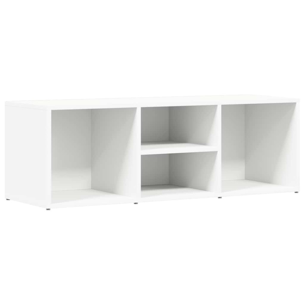 vidaXL Πάγκος Αποθήκευσης Παπουτσιών Λευκός 105x35x35 εκ. Επεξ. Ξύλο