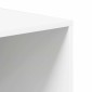 vidaXL Πάγκος Αποθήκευσης Παπουτσιών Λευκός 105x35x35 εκ. Μοριοσανίδα