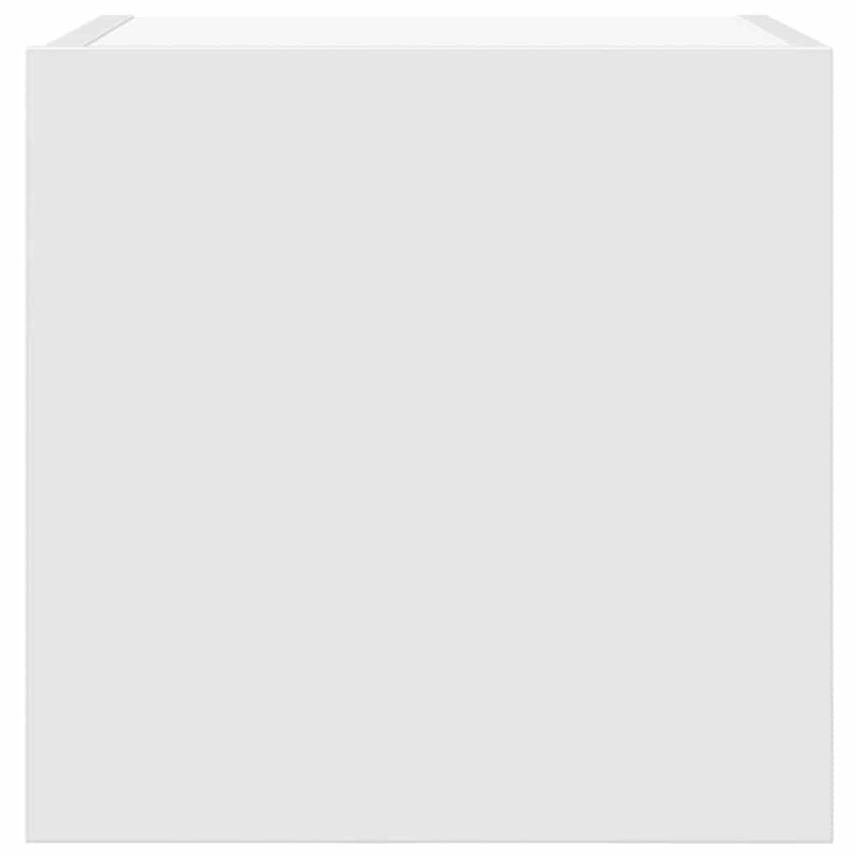 vidaXL Έπιπλο Τηλεόρασης Κρεμαστό Λευκό 30,5 x 30 x 30 εκ.