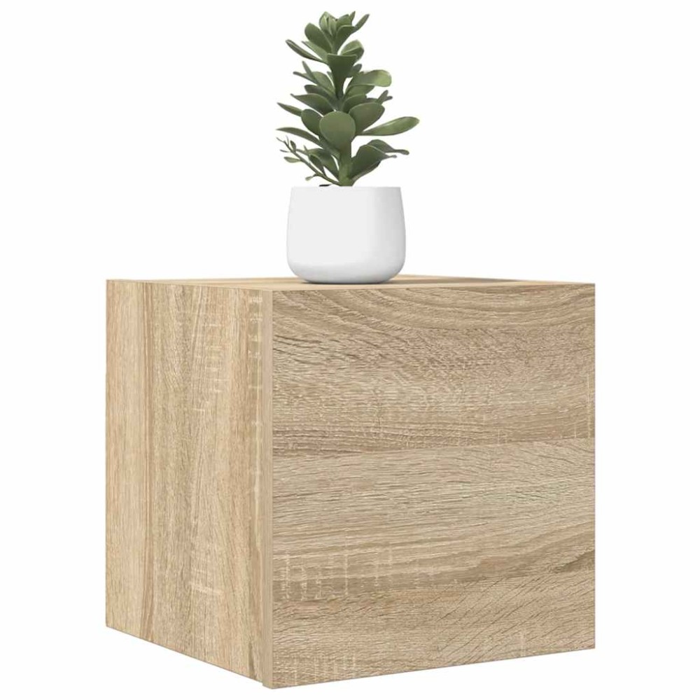 vidaXL Έπιπλο Τηλεόρασης Κρεμαστό Sonoma Δρυς 30,5 x 30 x 30 εκ.
