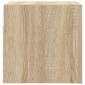 vidaXL Έπιπλο Τηλεόρασης Κρεμαστό Sonoma Δρυς 30,5 x 30 x 30 εκ.
