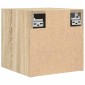 vidaXL Έπιπλο Τηλεόρασης Κρεμαστό Sonoma Δρυς 30,5 x 30 x 30 εκ.