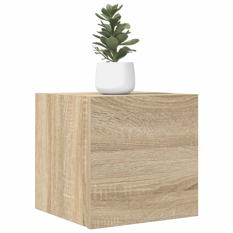 vidaXL Έπιπλο Τηλεόρασης Κρεμαστό Sonoma Δρυς 30,5 x 30 x 30 εκ.